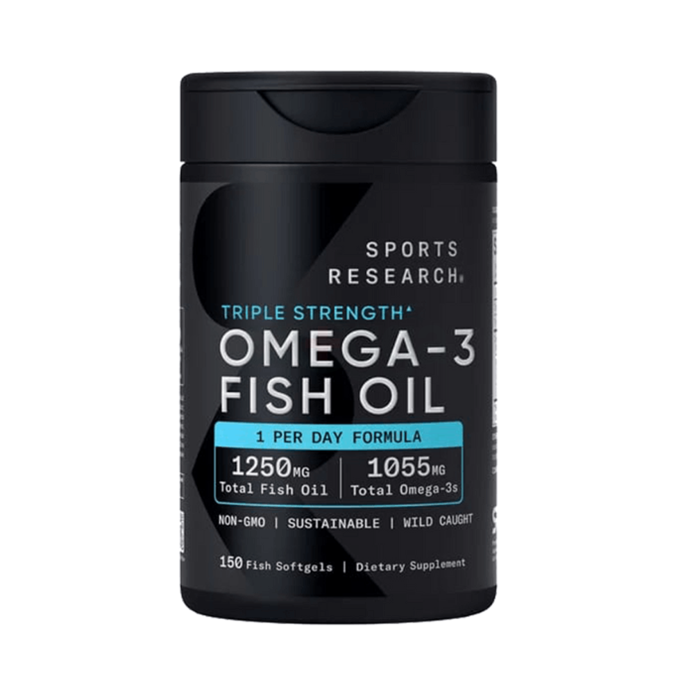 Sports Research Triple Strength Omega 3 Fish Oil 150 softgels  