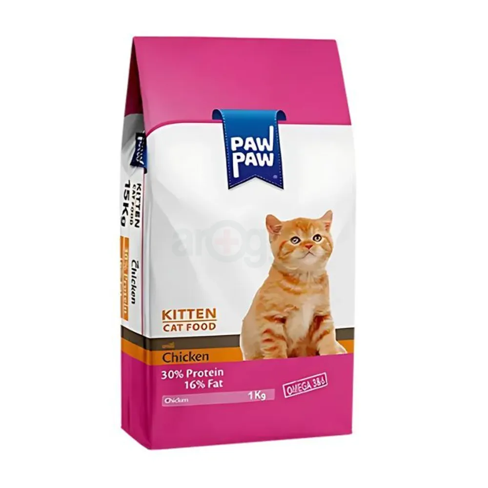 Paw Paw Kitten Cat Food Chicken - 1kg Pack  