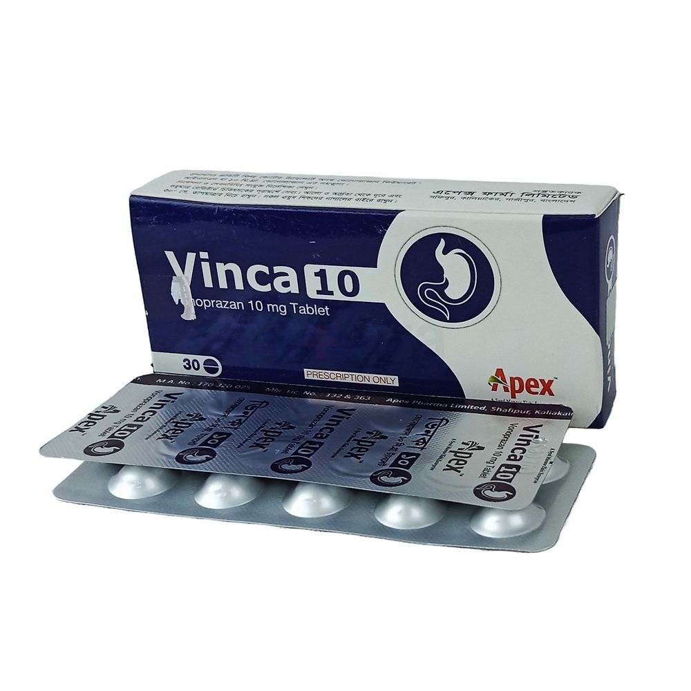 Vinca 10mg tablet