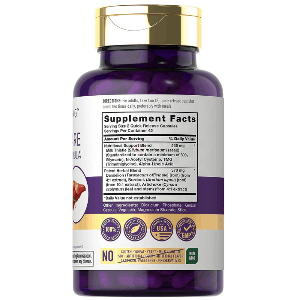 Carlyle Liver Support Supplement | 90 Capsules  