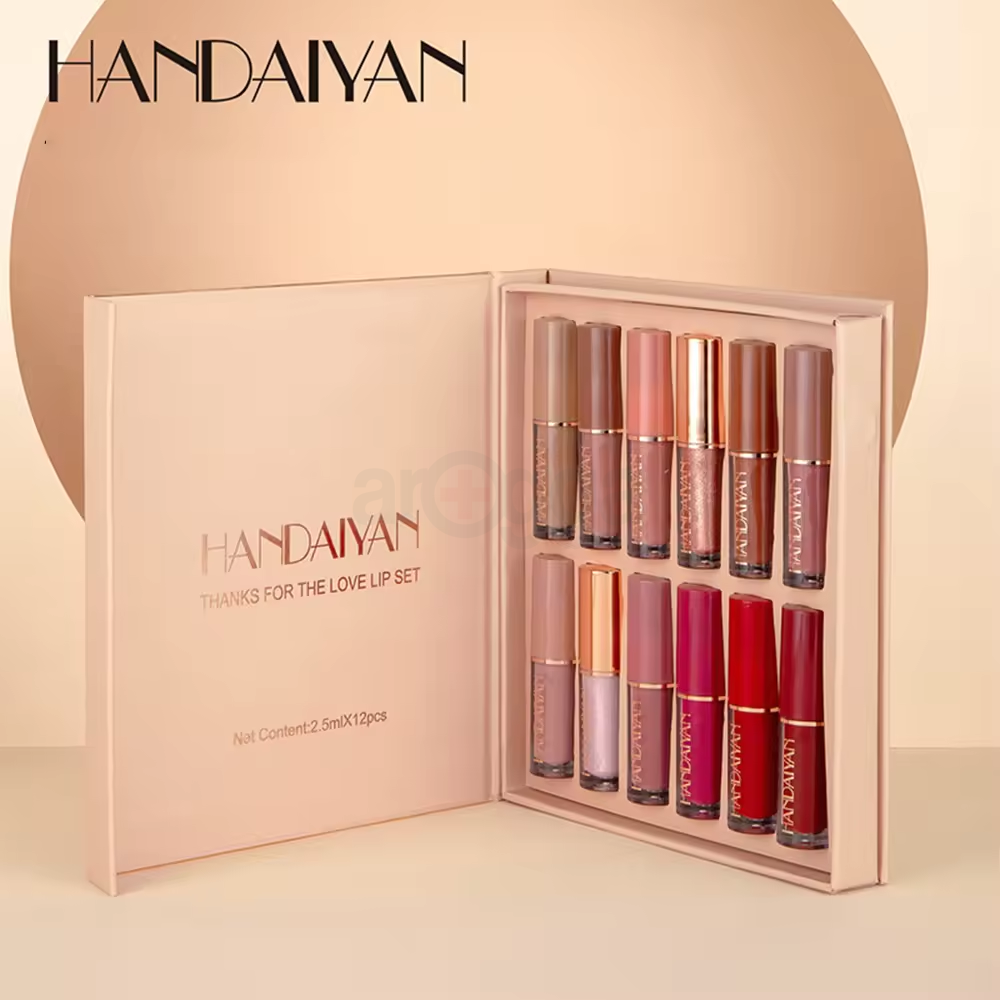 Handaiyan Thanks For The Love 12 Color Matte Liquid Lipstick Set  