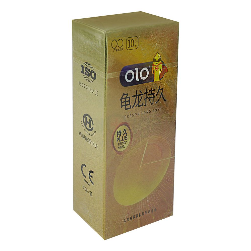 OLO Dragon Long Love Plus Condom - 10Pcs Pack  