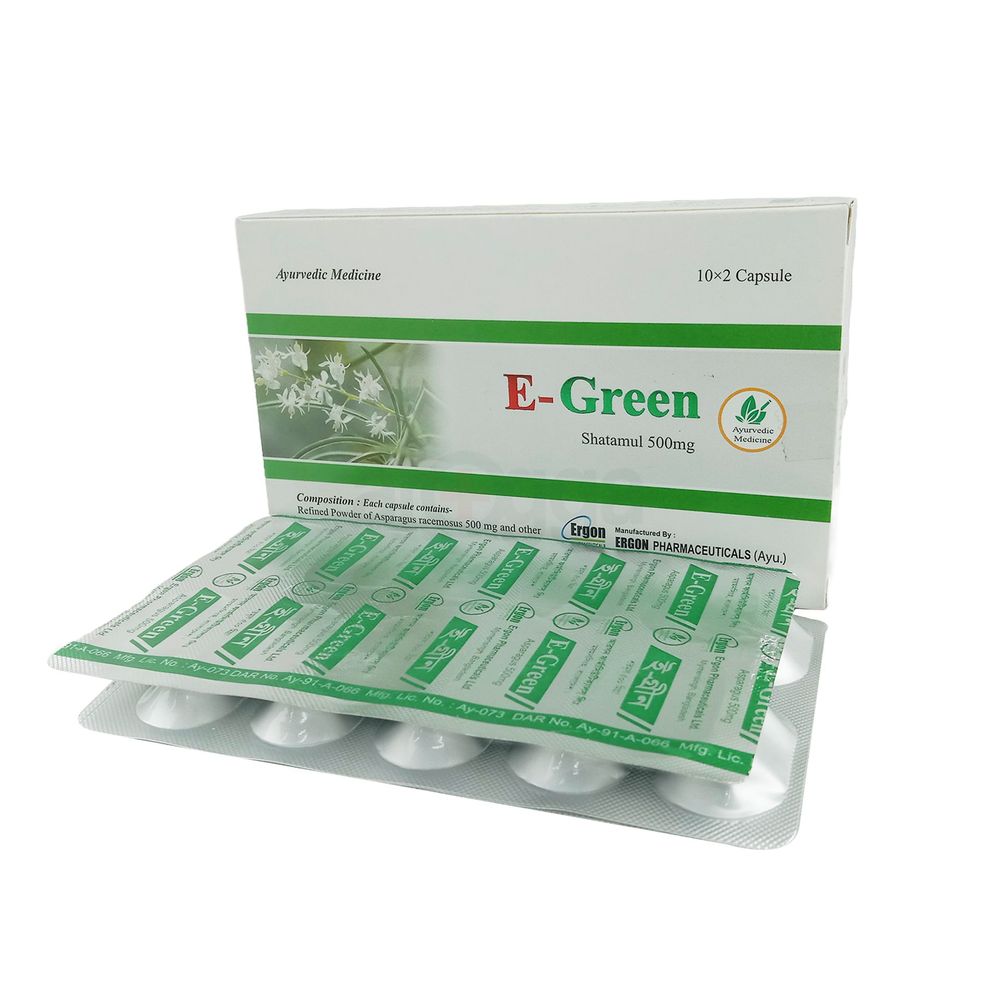 E-Green 500mg capsule