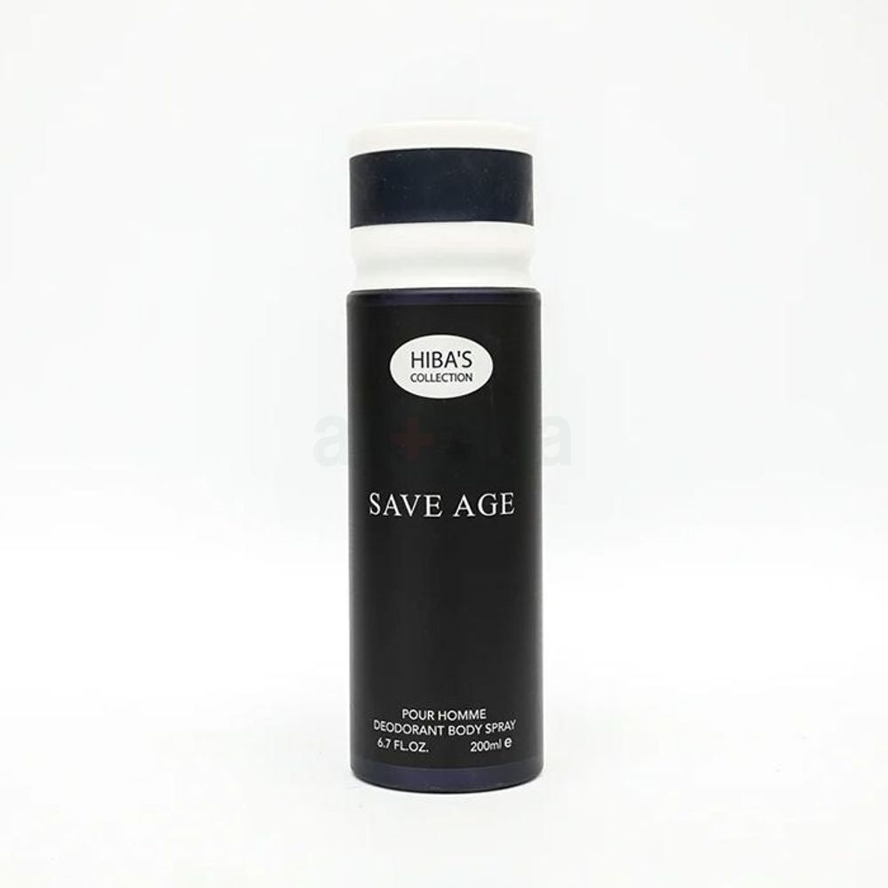 Hiba's Collection Save Age Deodorant Body Spray for Men  