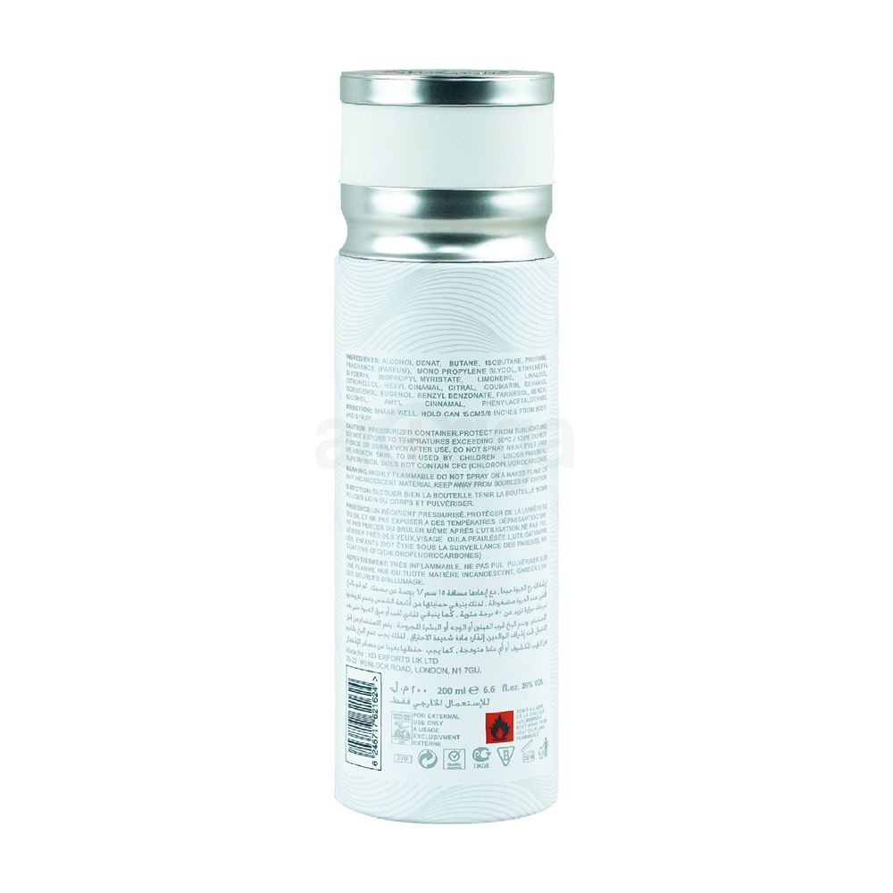 Hiba's Collection Creedy Silver Deodorant Body Spray for Men  