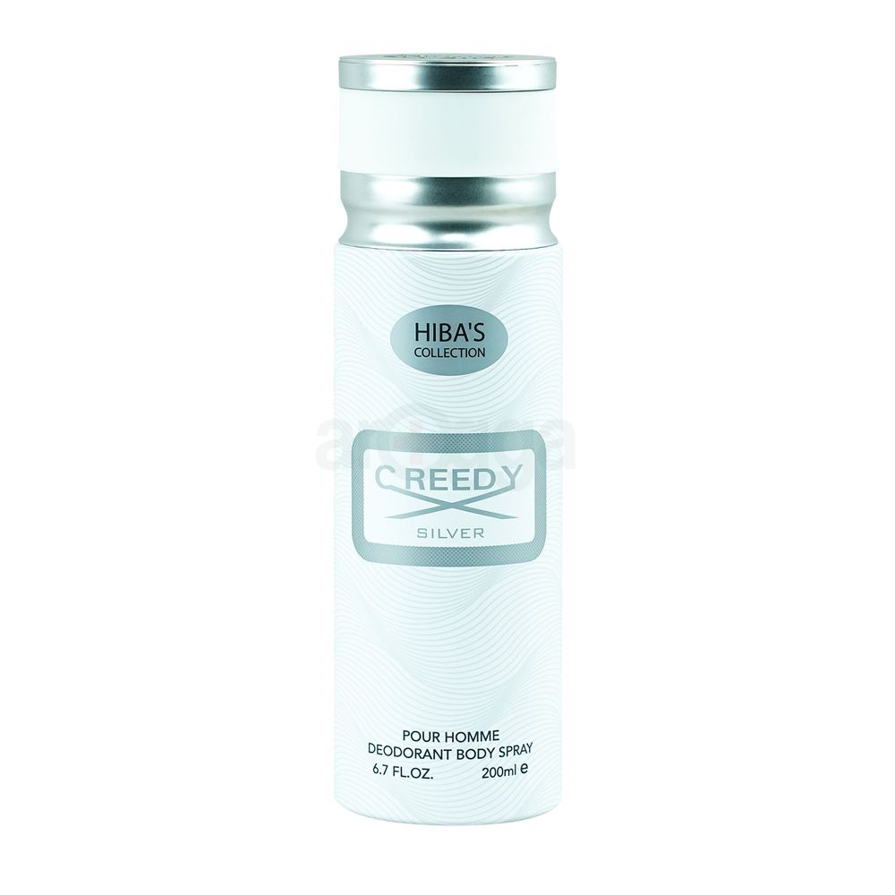 Hiba's Collection Creedy Silver Deodorant Body Spray for Men  
