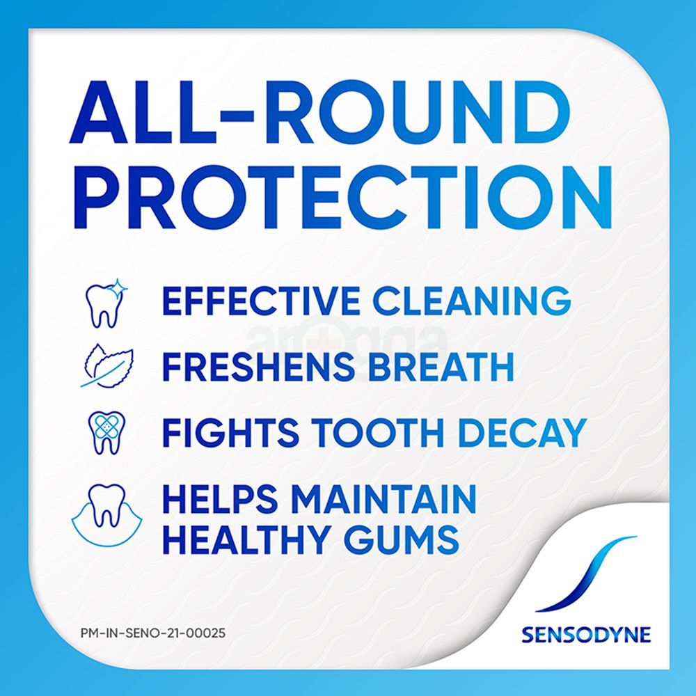 Sensodyne Fresh Mint Toothpaste (Free Sensodyne Toothbrush) 150gm  