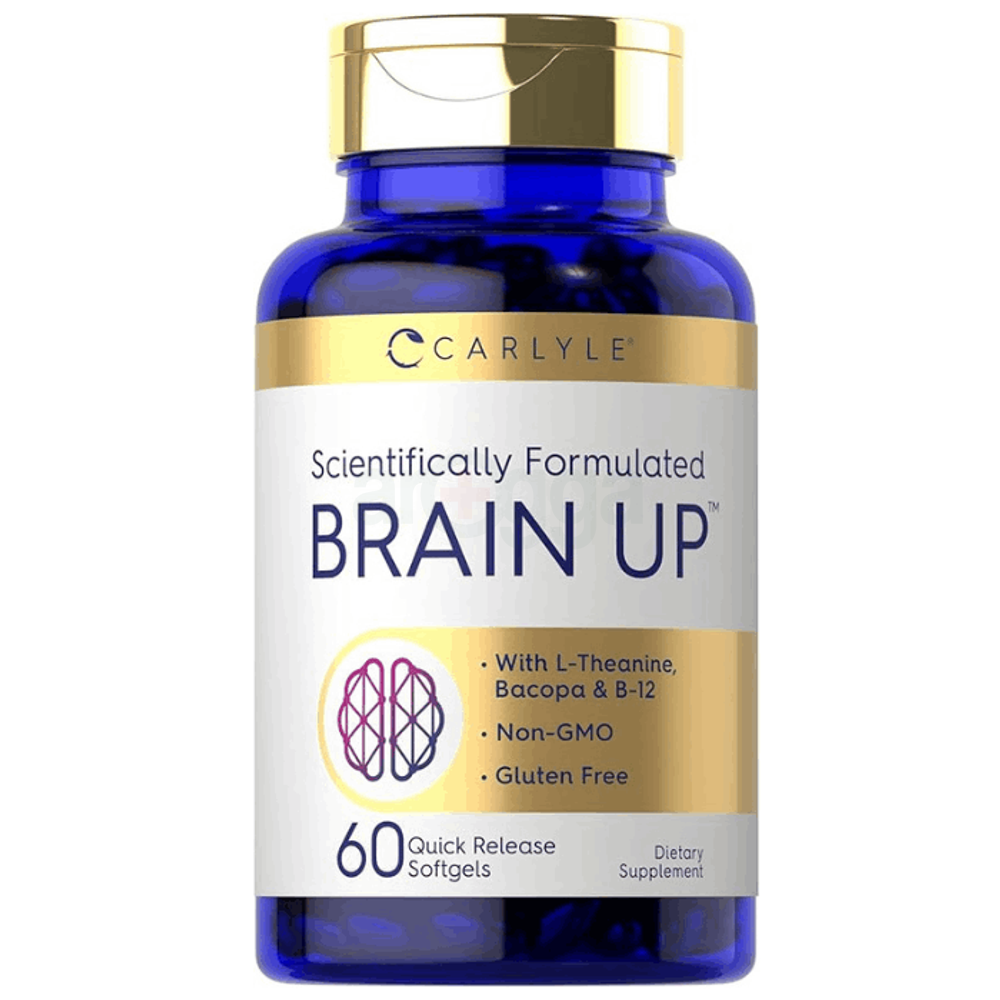 Carlyle Brain Up Supplement | 60 Softgels | Non-GMO and Gluten Free Formula  