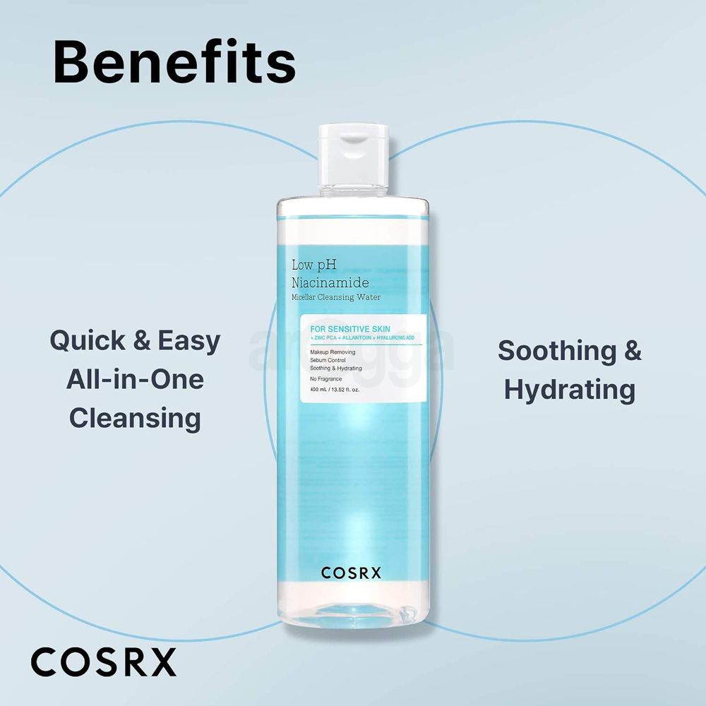 COSRX Low pH Niacinamide Micellar Cleansing Water  