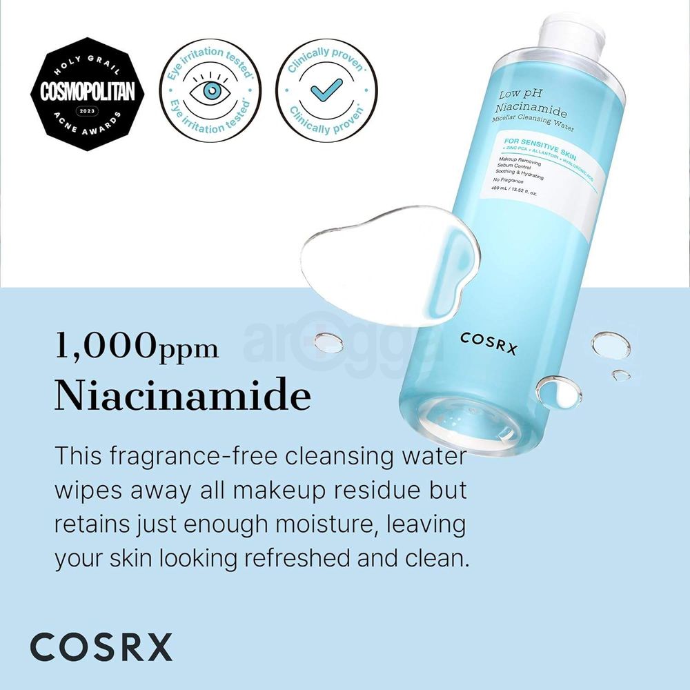 COSRX Low pH Niacinamide Micellar Cleansing Water  