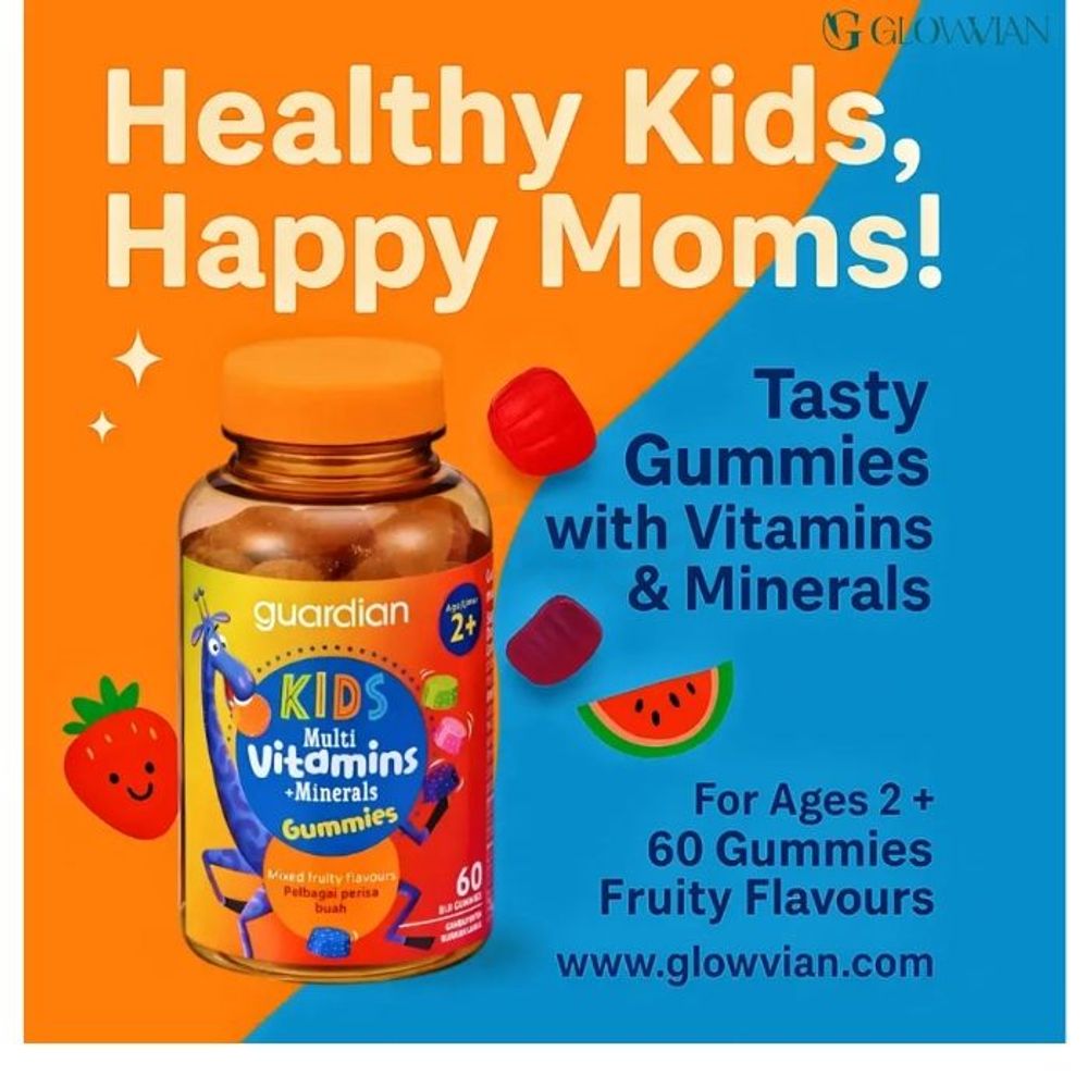 Guardian Kids Gummies Multivitamin + Minerals 60Pcs  