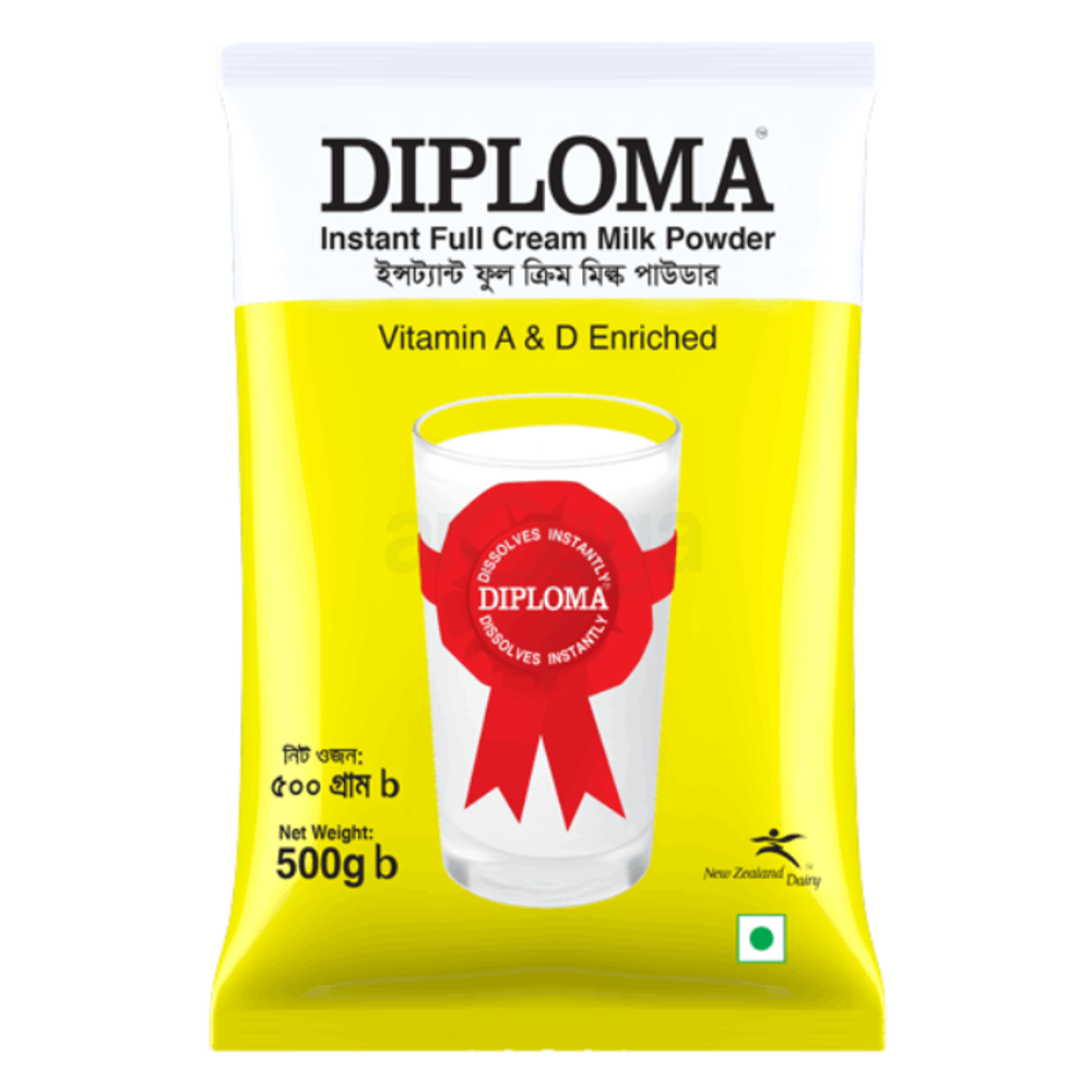 Diploma Instant Full Cream Milk Powder 500gm  
