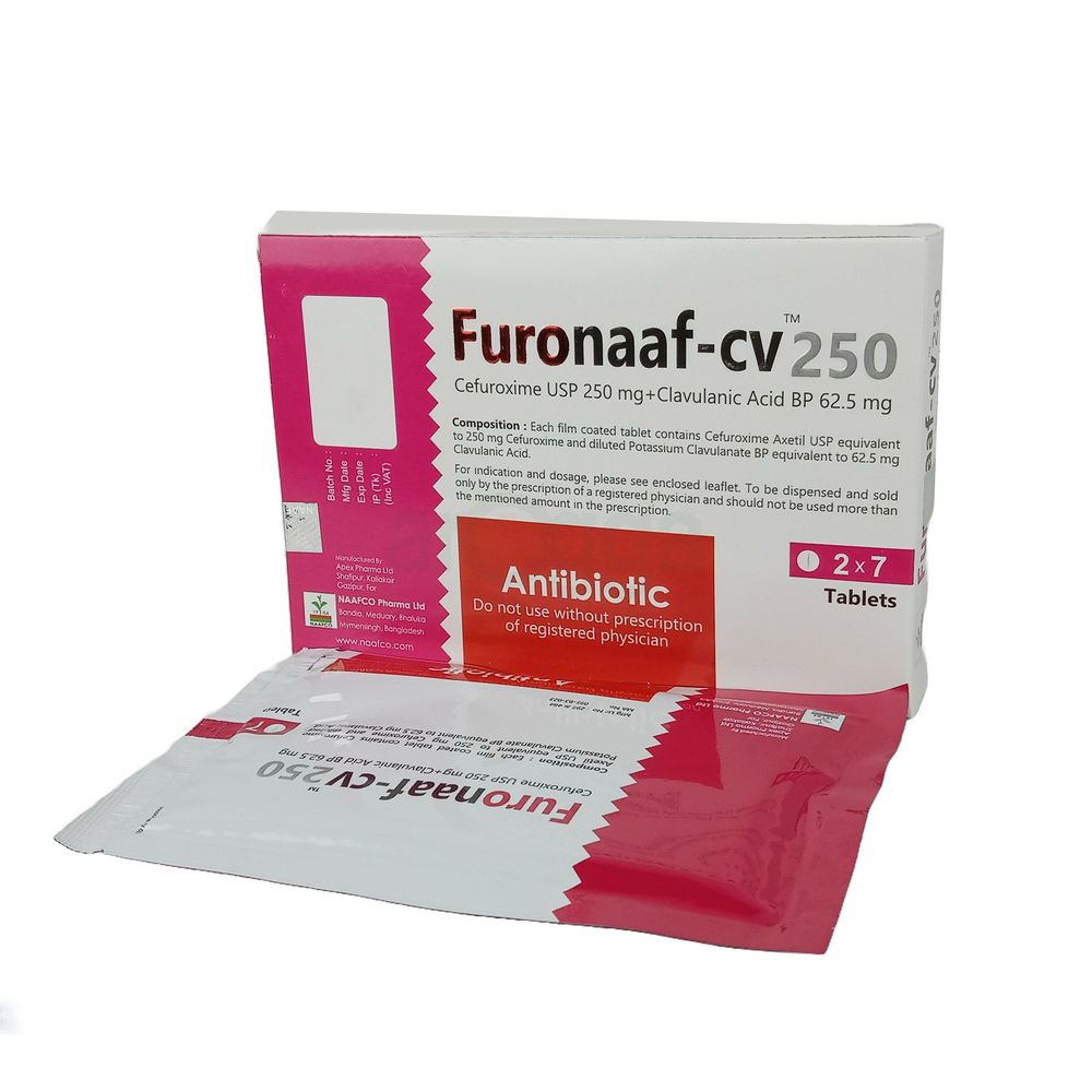 Furonaaf-CV- 250mg+125mg tablet