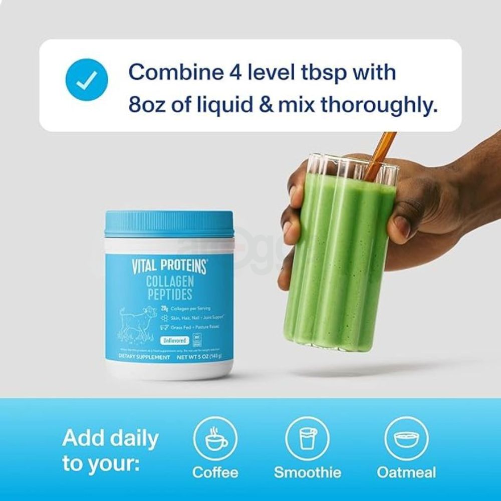 Vital Proteins Collagen Peptides Unflavored Dietary Supplement for Skin, Hair, Nail & Joint Support 265g  