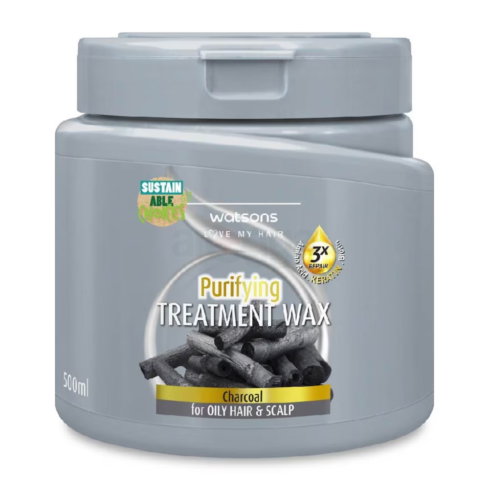 Watsons Charcoal Purifying Hair Treatment Wax for Oily Hair & Scalp  