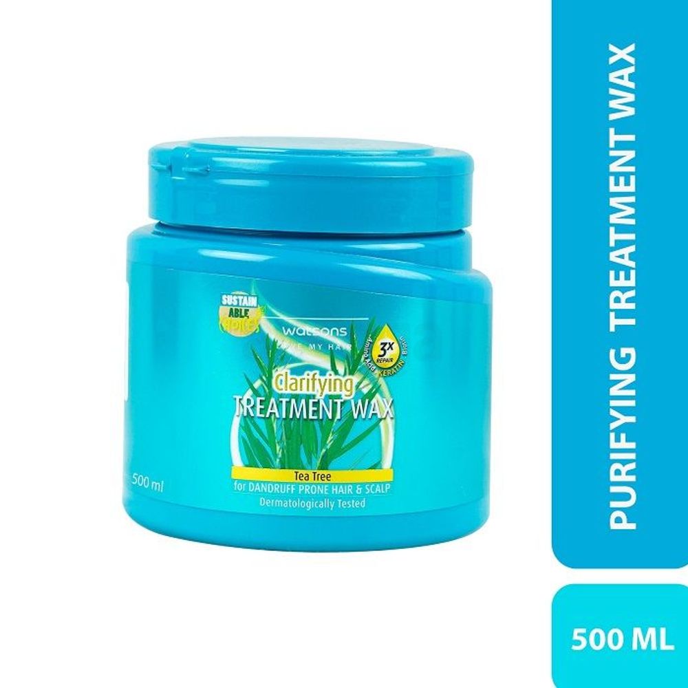 Watsons Tea Tree Clarifying Hair Treatment Wax for Dandruff Prone Hair & Scalp  