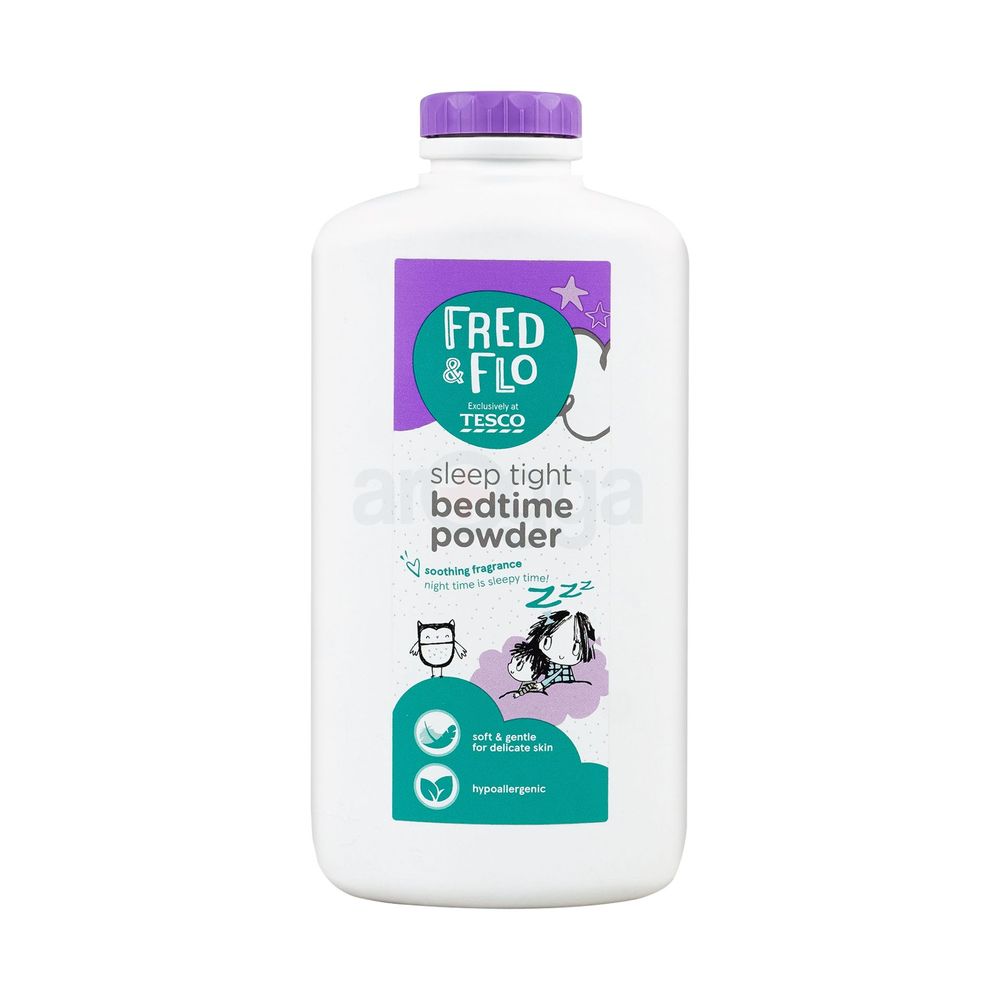 Tesco Fred & Flo Sleep Tight Hypoallergenic Bedtime Powder for Delicate Skin  