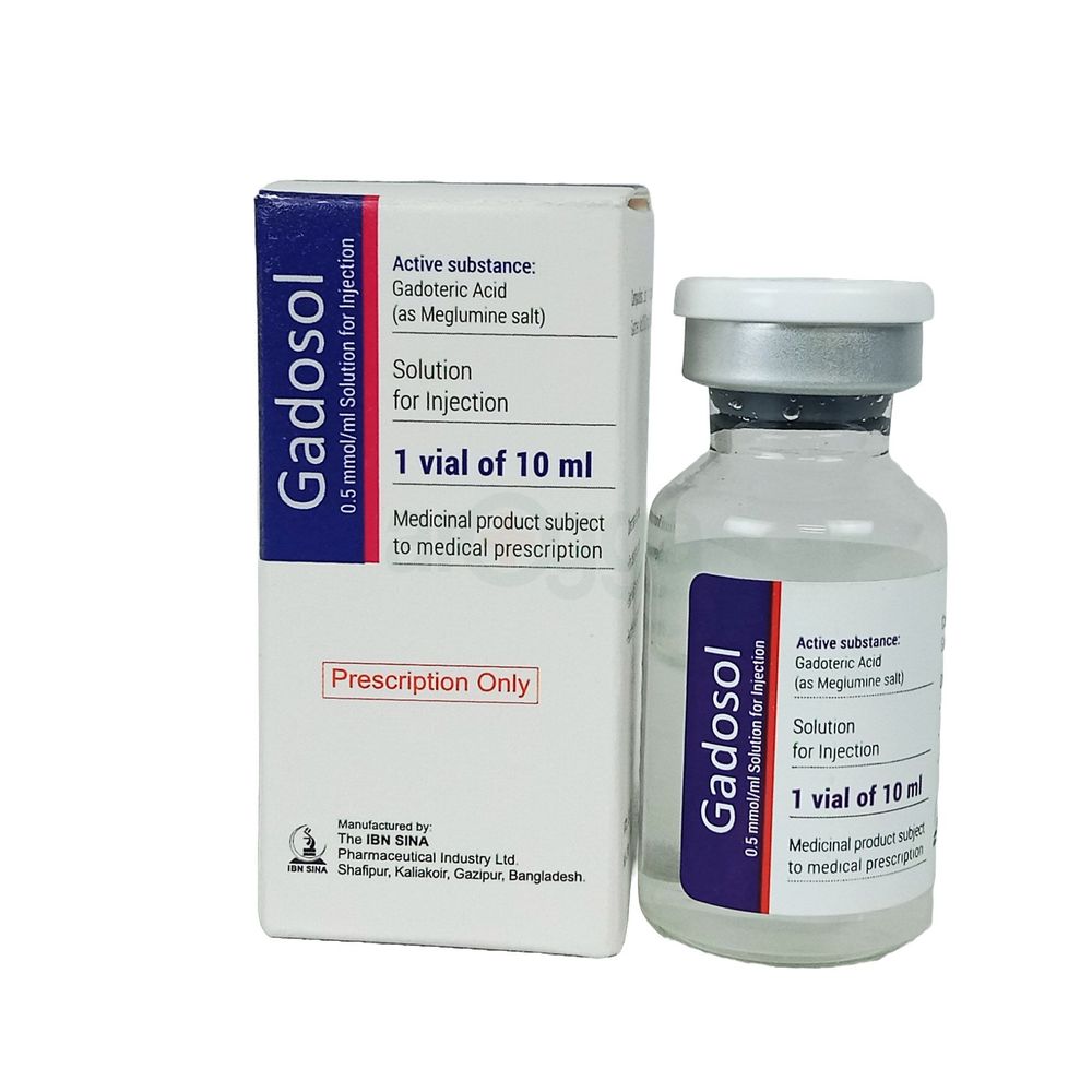Gadosol 0.5mmol/ml injection