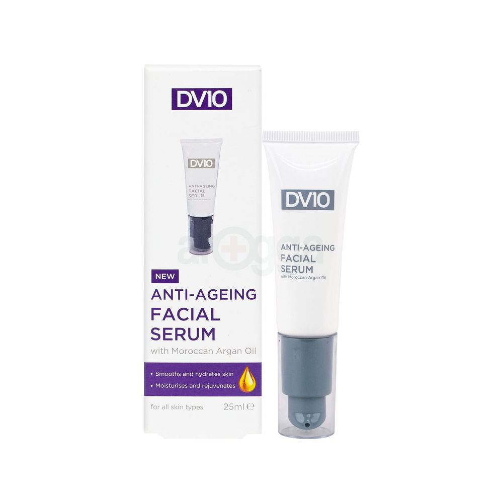 DV10 Anti Ageing Facial Serum with Moroccan Argan Oil for All Skin ...