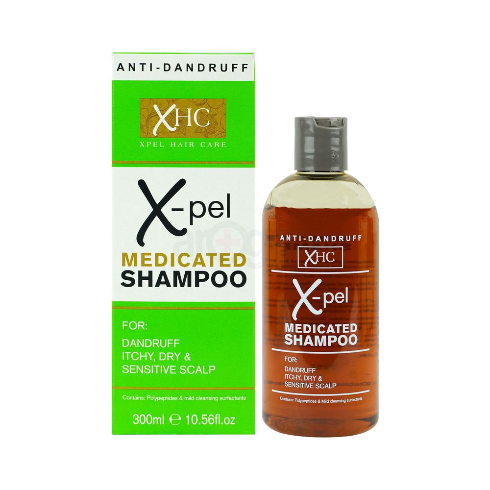 XHC Anti Dandruff Medicated Shampoo by Xpel for Dandruff, Itchy, Dry & Sensitive Scalp  