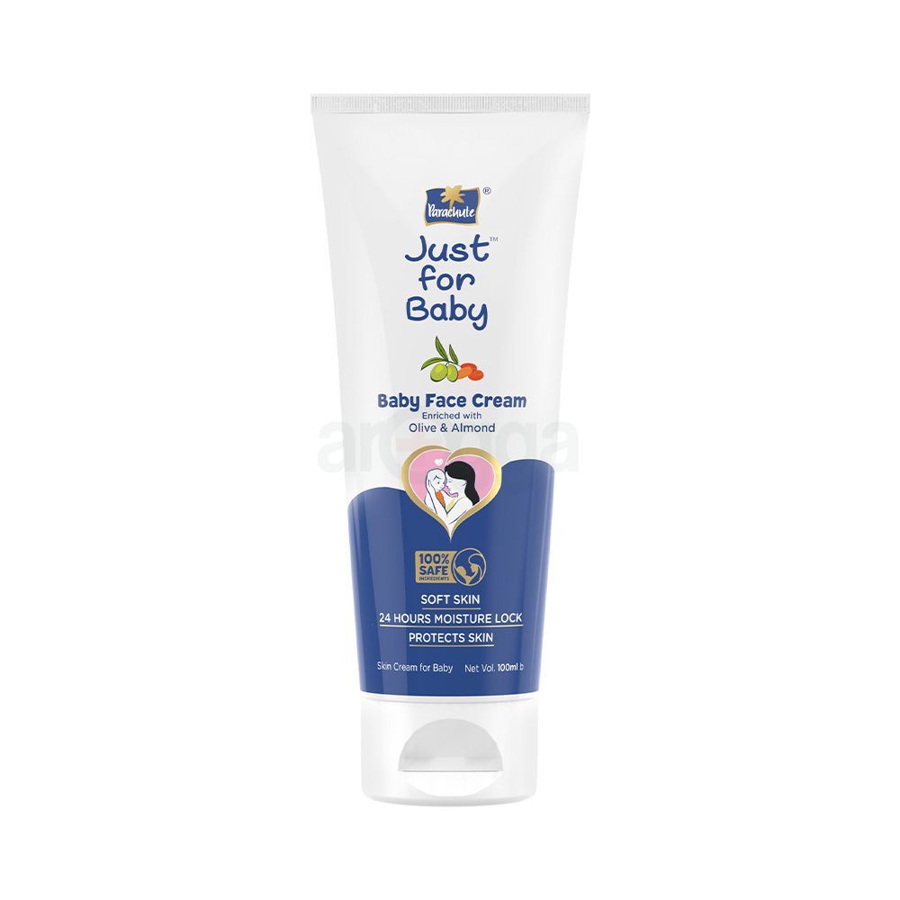 Parachute Just for Baby - Face Cream 100g Pack of 2 Combo (100ml x 2)  