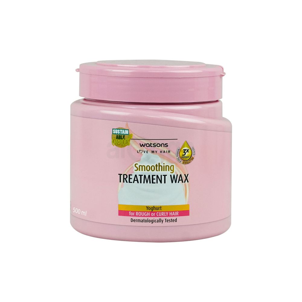 Watsons Yoghurt Smoothing Hair Treatment Wax for Rough or Curly Hair 500ml  