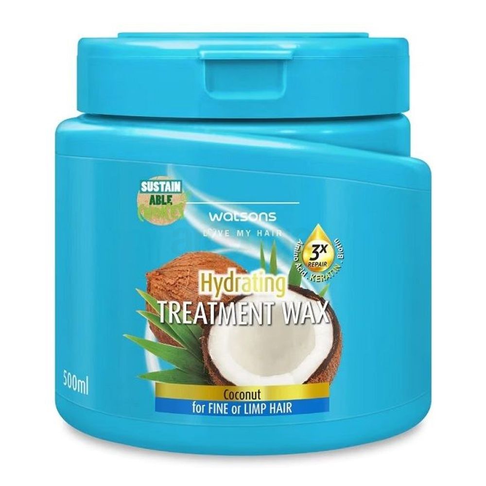 Watsons Coconut Hydrating Hair Treatment Wax for Fine or Limp Hair  