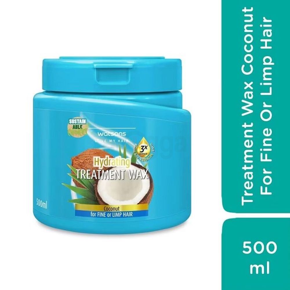 Watsons Coconut Hydrating Hair Treatment Wax for Fine or Limp Hair 500ml  