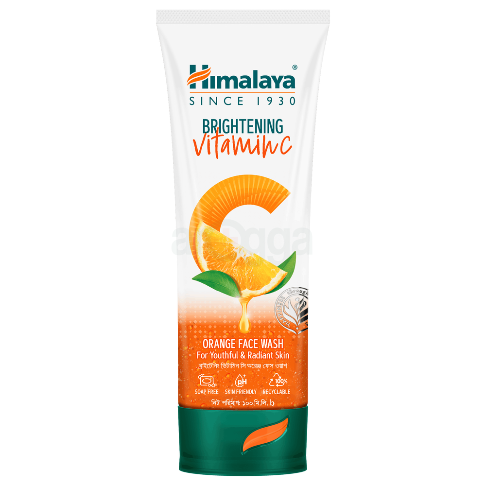 Himalaya Brightening Vitamin C Orange Face Wash 100ml  