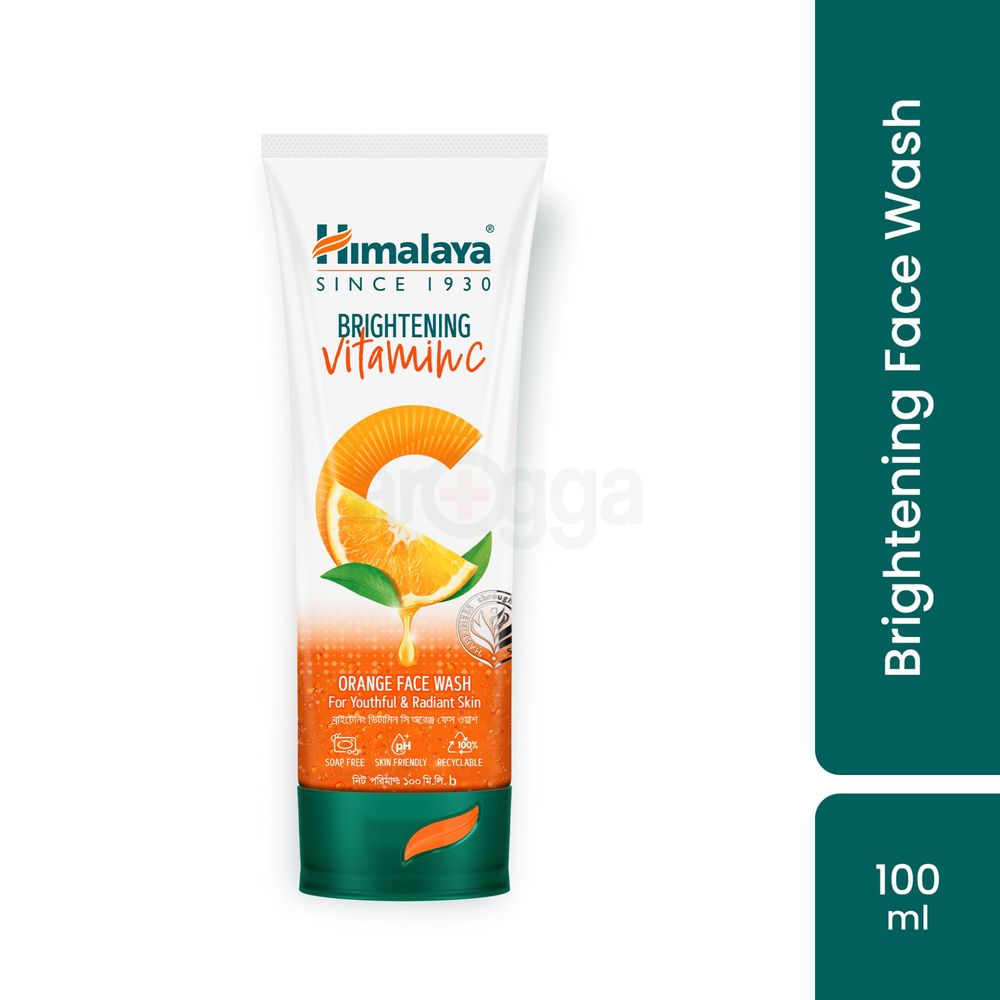 Himalaya Brightening Vitamin C Orange Face Wash 100ml  