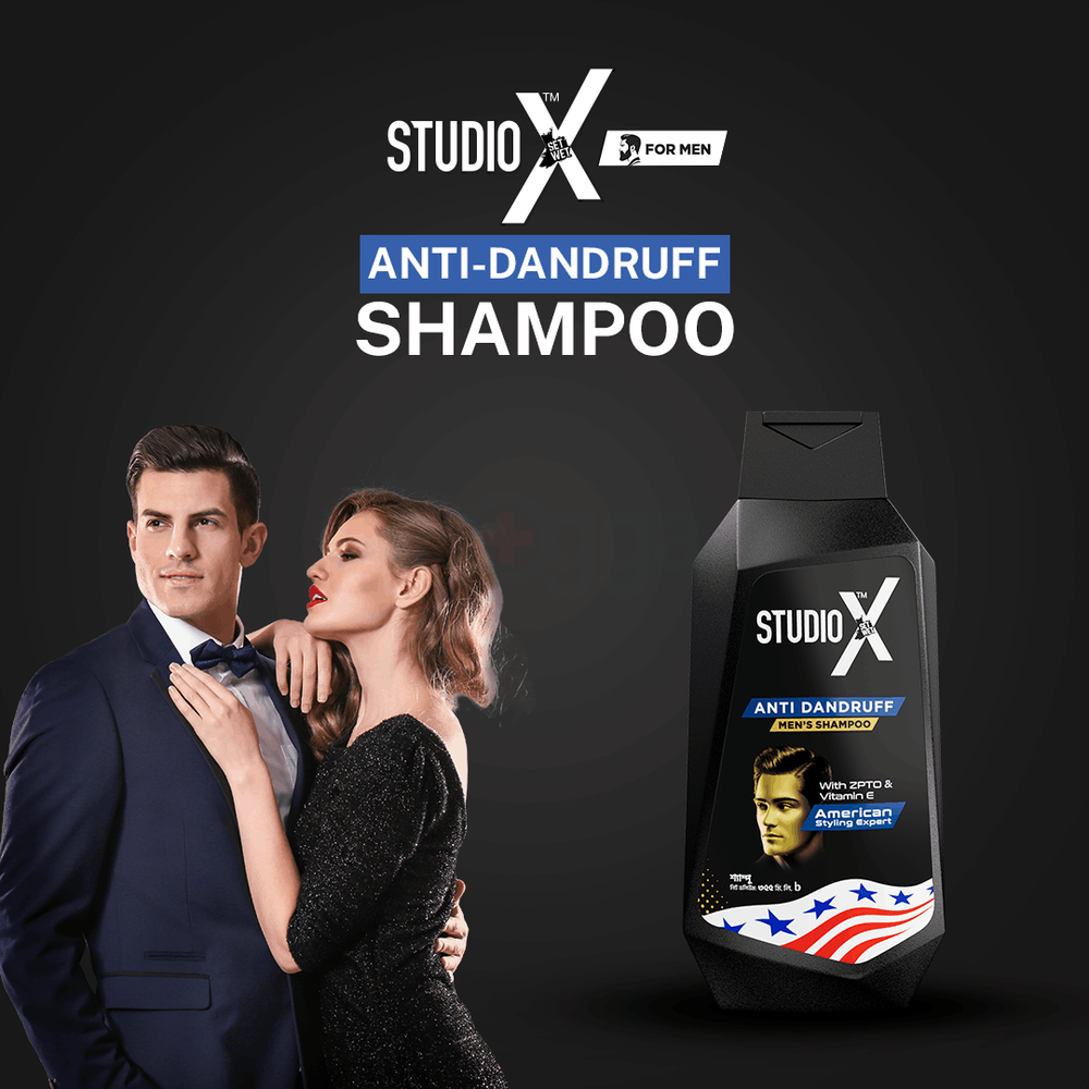 Studio X Anti Dandruff Shampoo for Men (5ml X 12 pcs)  