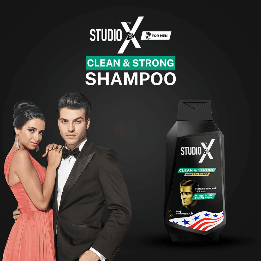 Studio X Clean & Strong Shampoo for Men 175ml  