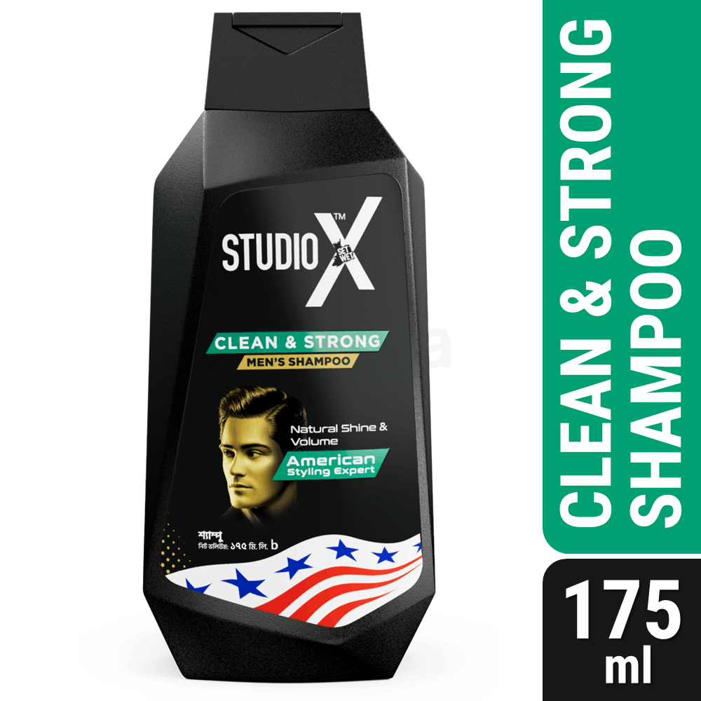 Studio X Clean & Strong Shampoo for Men 175ml  