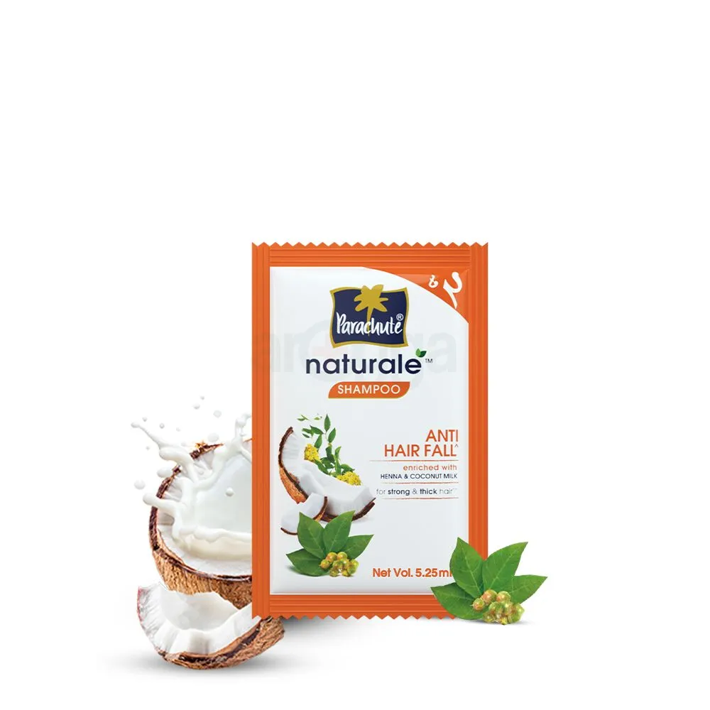 Parachute Naturale Anti Hair Fall Shampoo (5.25ml X 12 pcs)  