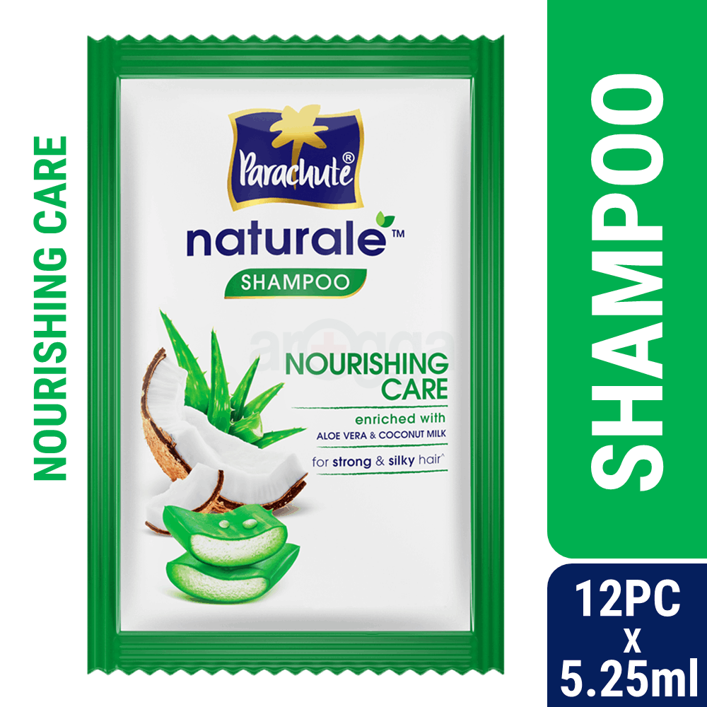 Parachute Naturale Nourishing Care Shampoo (5.25ml X 12 pcs)  