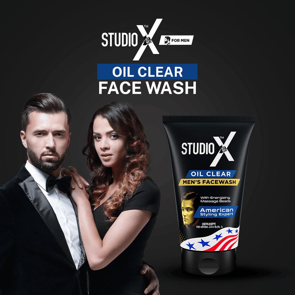 Studio X Oil Clear Facewash for Men 50ml  