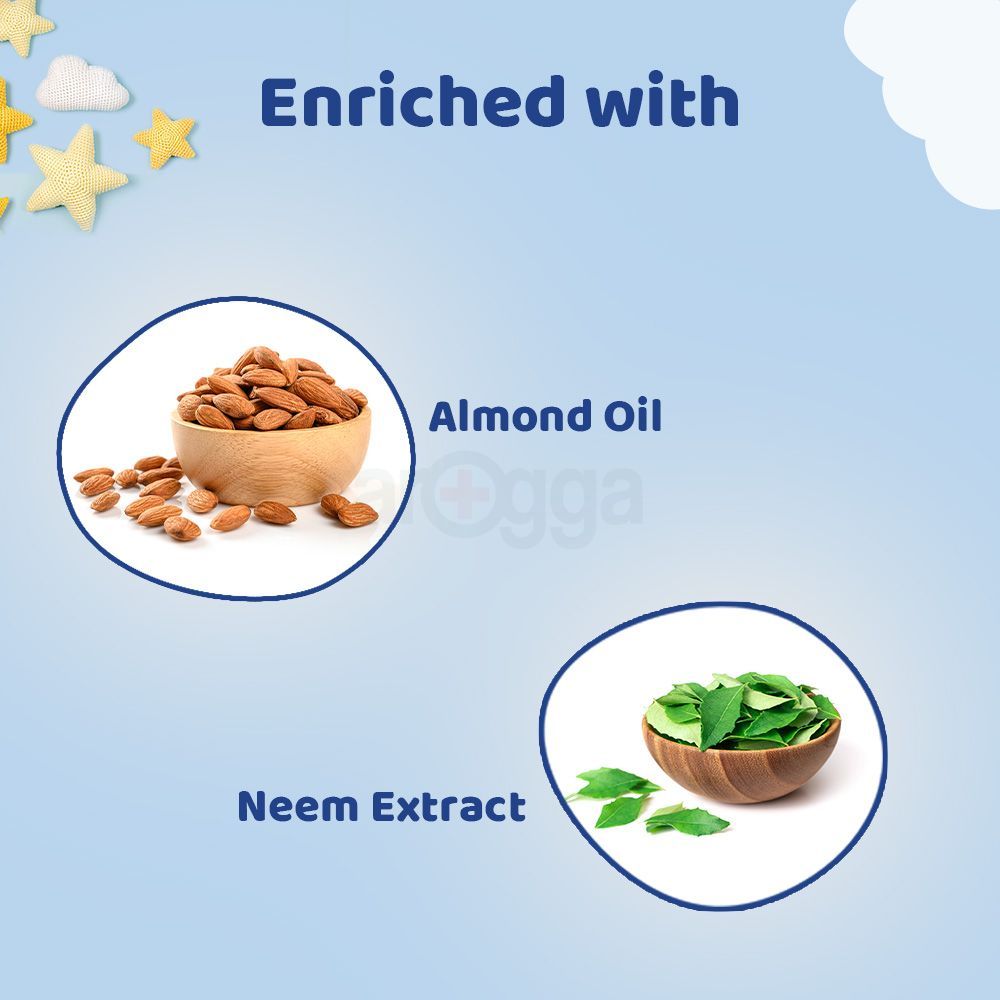 Parachute Just for Baby - Baby Powder 200g (Baby Soap 75g Free)  