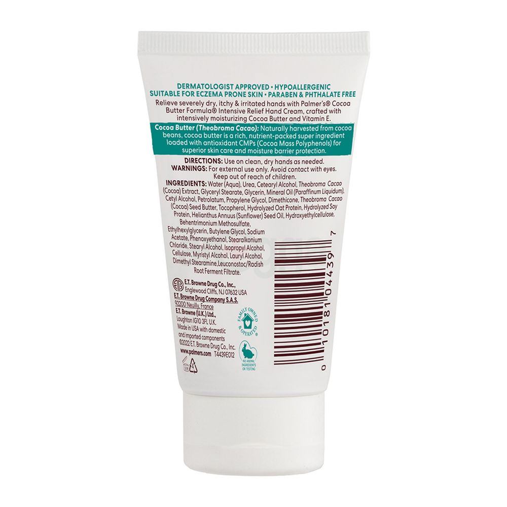 Palmer's Cocoa Butter Formula Intensive Relief Hand Cream for Severely Dry & Itchy Skin  