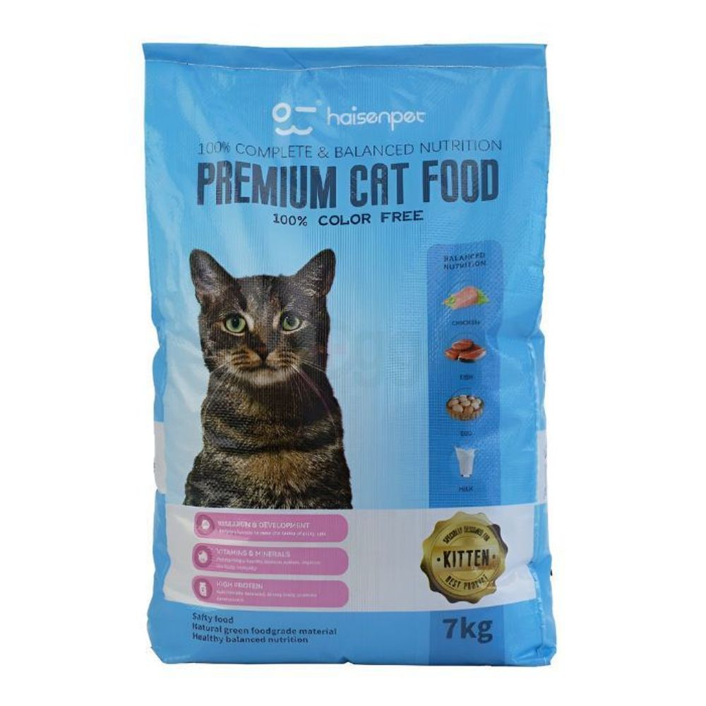 Haisenpet Premium Kitten Food Chicken, Fish, Egg & Milk 7KG  