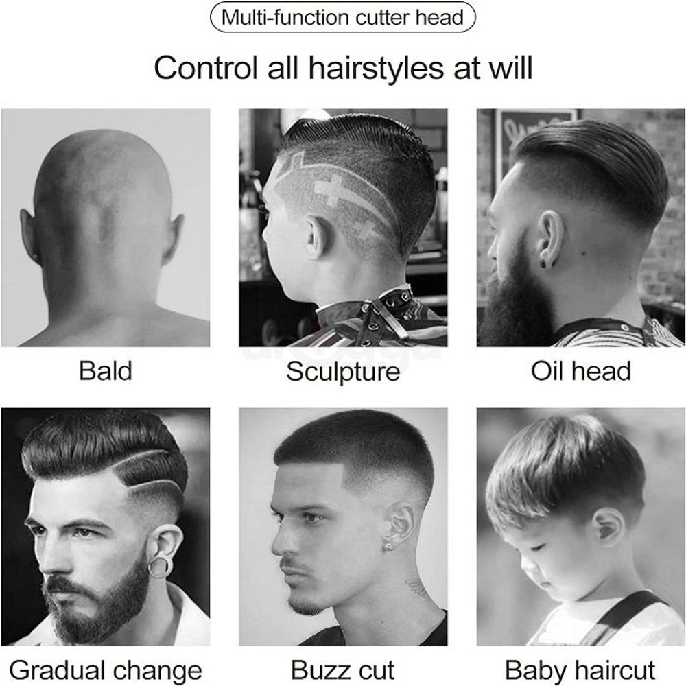 Kemei KM-2600 Professional Cord Cordless Hair Clipper Beard Trimmer for Men  