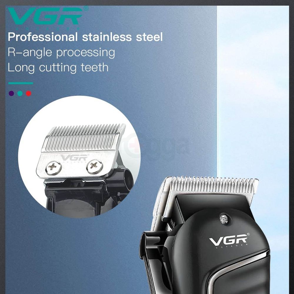 VGR V-683 Professional  Hair Clipper with LED Display for Men  