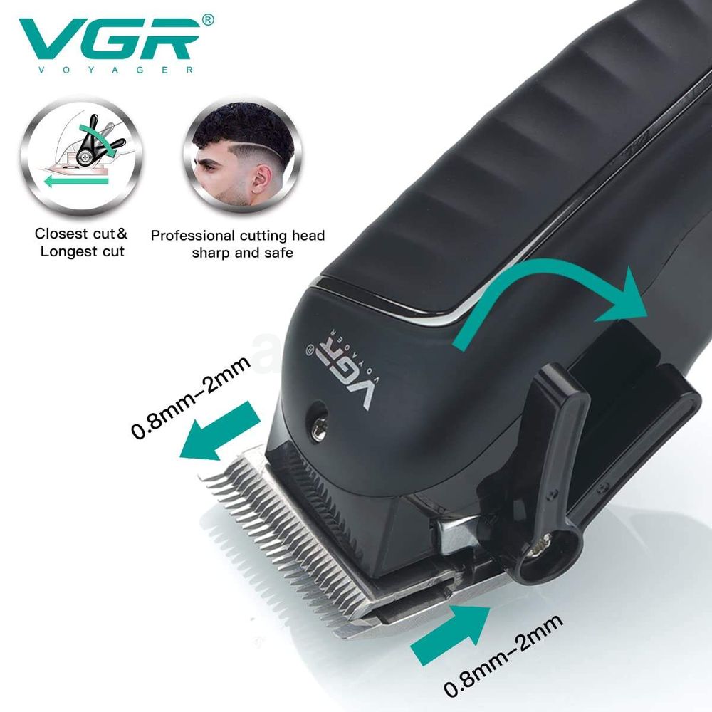 VGR V-683 Professional  Hair Clipper with LED Display for Men  