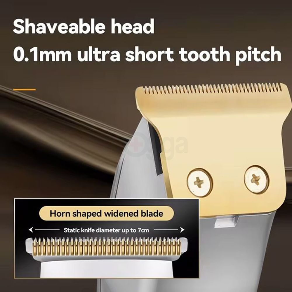 Kemei KM-078 Professional Electric Hair Clipper with Digital Display  