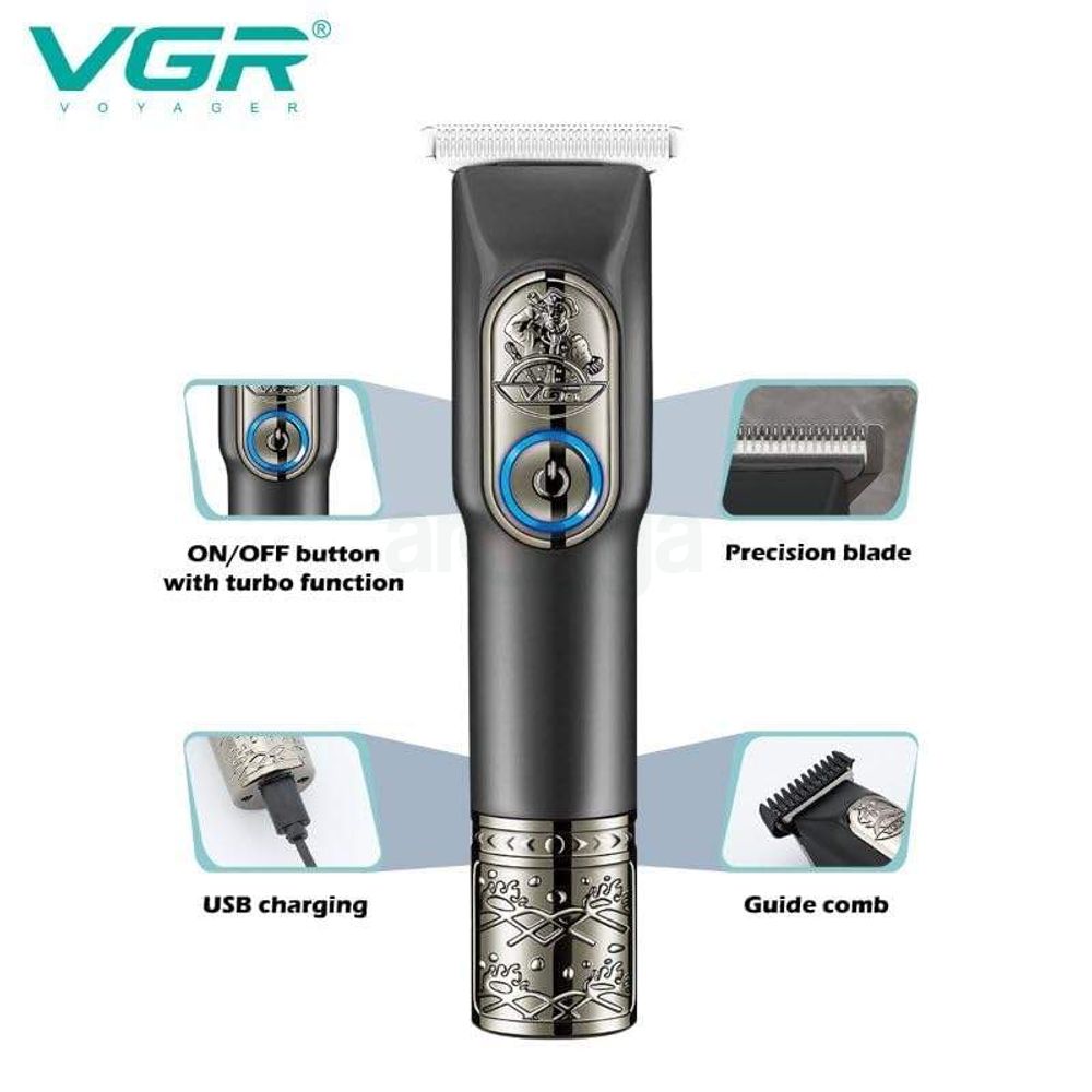 VGR V-963 Professional Rechargeable Cordless Beard & Hair Trimmer  