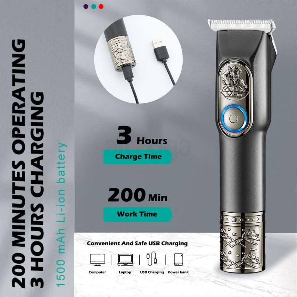 VGR V-963 Professional Rechargeable Cordless Beard & Hair Trimmer  