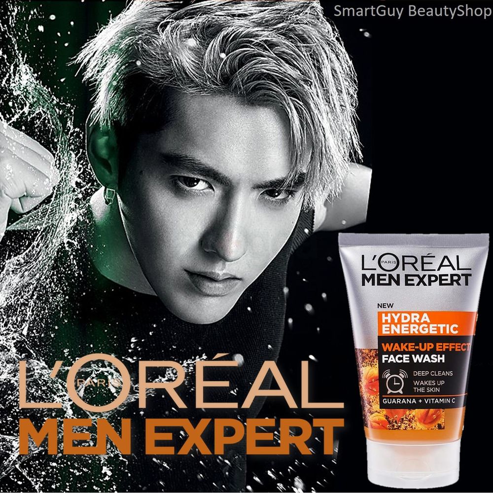 Loreal Men Expert Hydra Energetic Wake Up Effect Face Wash with Guarana & Vitamin C  