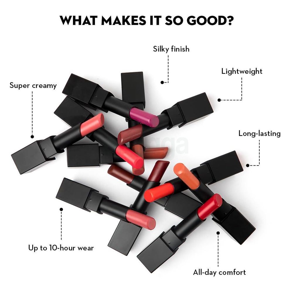 SUGAR Cosmetics Nothing Else Matter Longwear Lipstick - 14 Red Herring  