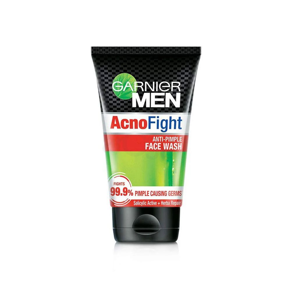 Garnier Men Acno Fight Anti Pimple Face Wash with Salicylic Active & Herba Repair 100gm  