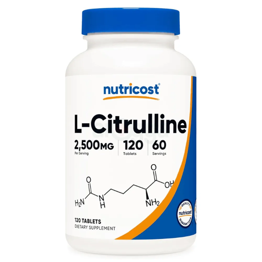 Nutricost L-Citrulline 2500mg, 60 Servings, 120 Tablets		
	
  