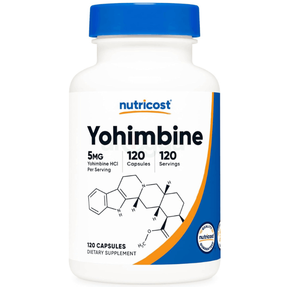 Nutricost Yohimbine HCl 5mg, 120 Capsules - Arogga Online Pharmacy